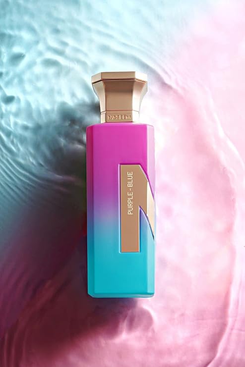 NASEEM Purple Blue Perfume - Oriental Eau de Parfum for Women - Alcohol Free & Long Lasting Women's Fragrances 2.5 Fl Oz