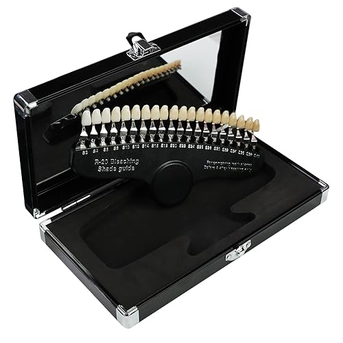 Miniatura 7 de EZGO Profesional 3D R-20 Dentales Blanqueamiento de Dientes Guía de Sombra para Dentista Seguimiento Curso de Blanqueamiento de Dientes, 20 Colores