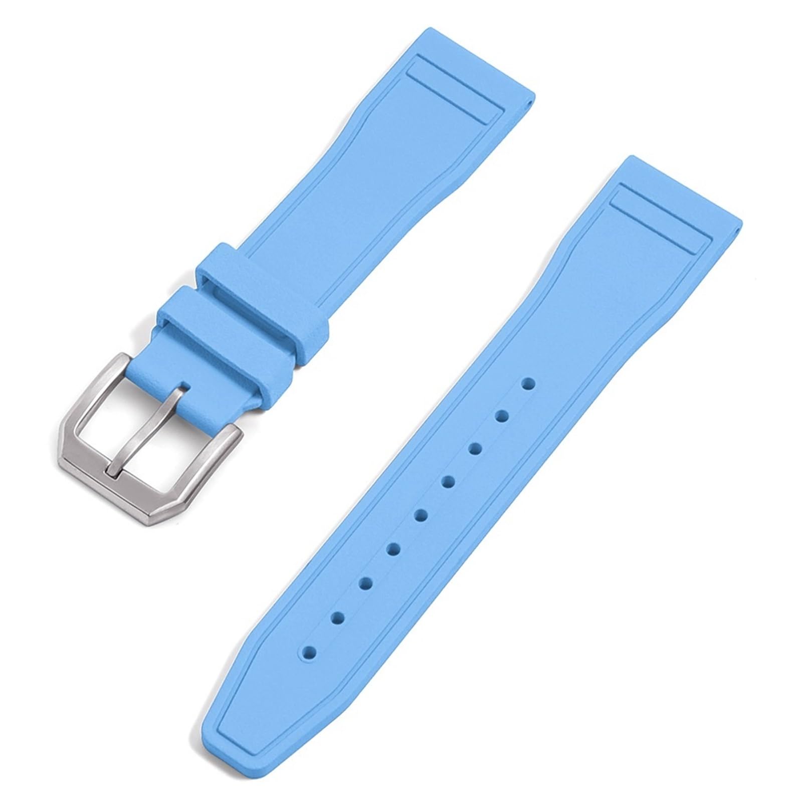 Cinturino per orologio FKM di grado Fluororubber FKM da 20 mm, 21 mm, 22 mm, impermeabile, a sgancio rapido