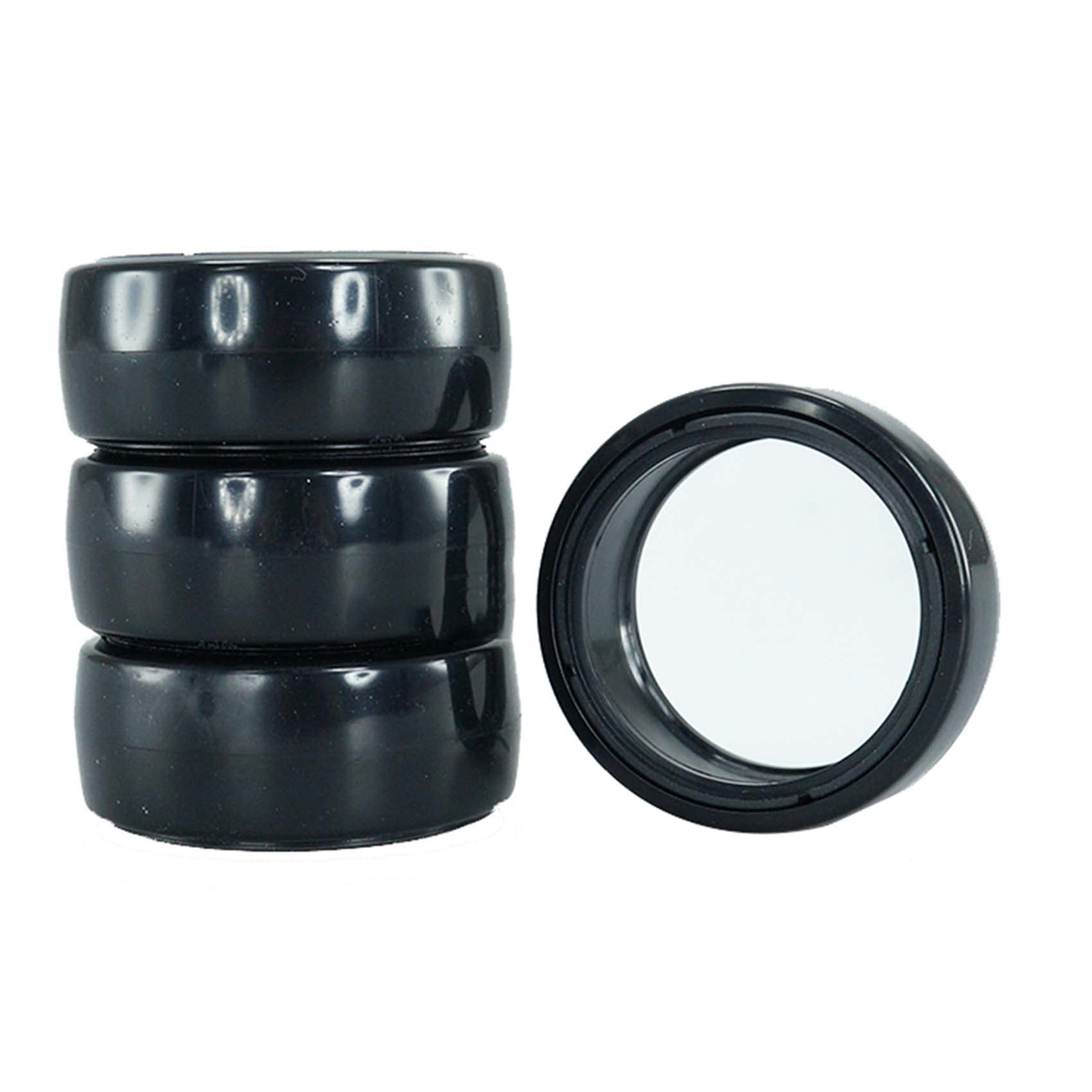 KEEDA 1/10 RC Drift Car Tires Hard Plastic Tyre for 1/10 Tamiya HSP HPI Kyosho Racing Drifting Model Car (Smooth Black) - Image 2