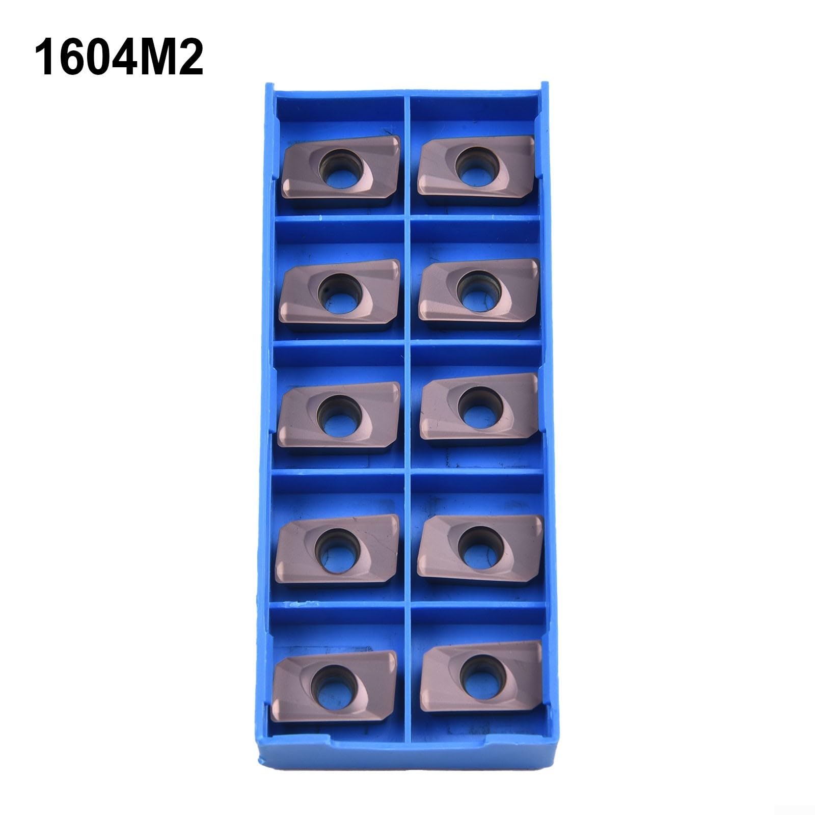 Lot de 10 inserts APMT1604 VP15TF, conçus pour une forte vitesse de traitement de pointe (APMT1604PDER-M2)
