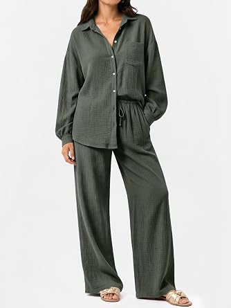 LILLUSORY Womens 2 Piece Matching Lounge Sets Oversized Fall Outfits