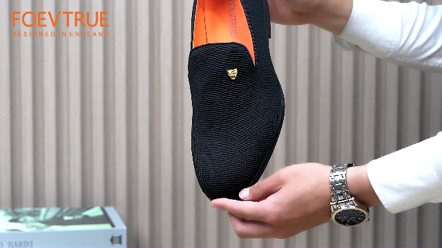 Amazon.com | FOEVTRUE Mens Dress Loafers Stylish Flying  display picture 3