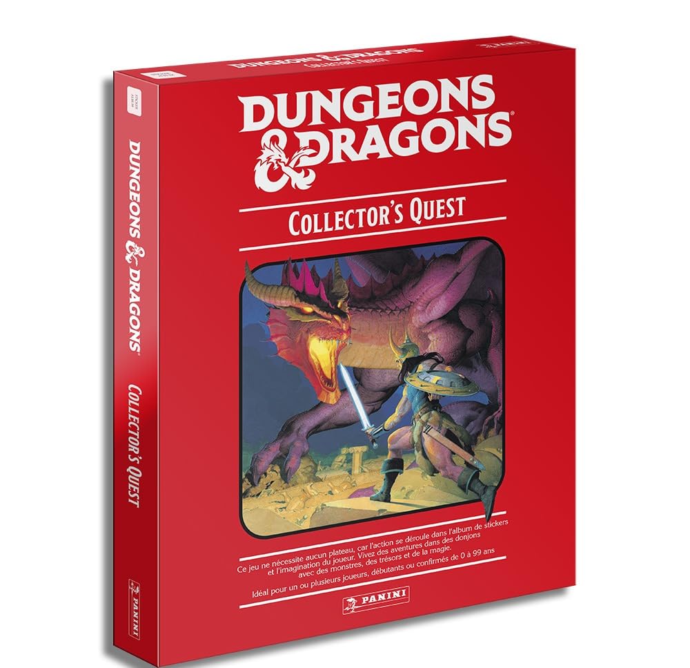 Panini DONJONS & Dragons - Estuche con 1 álbum Duro + 10 Fundas + 1 litografía