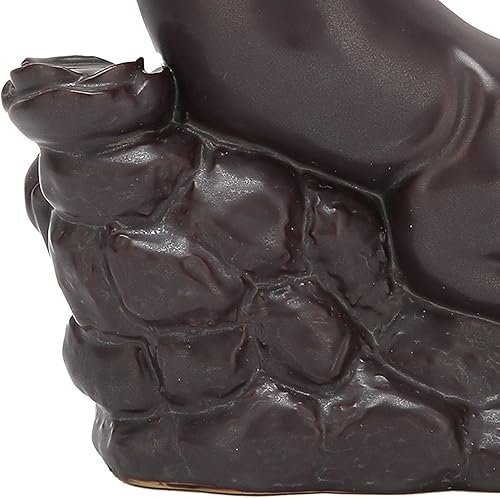 Miniatura 5 de Soporte de incienso de reflujo para cascada, quemador de incienso, diseño de caballo de porcelana roja, decoración luminiscente, decoración del