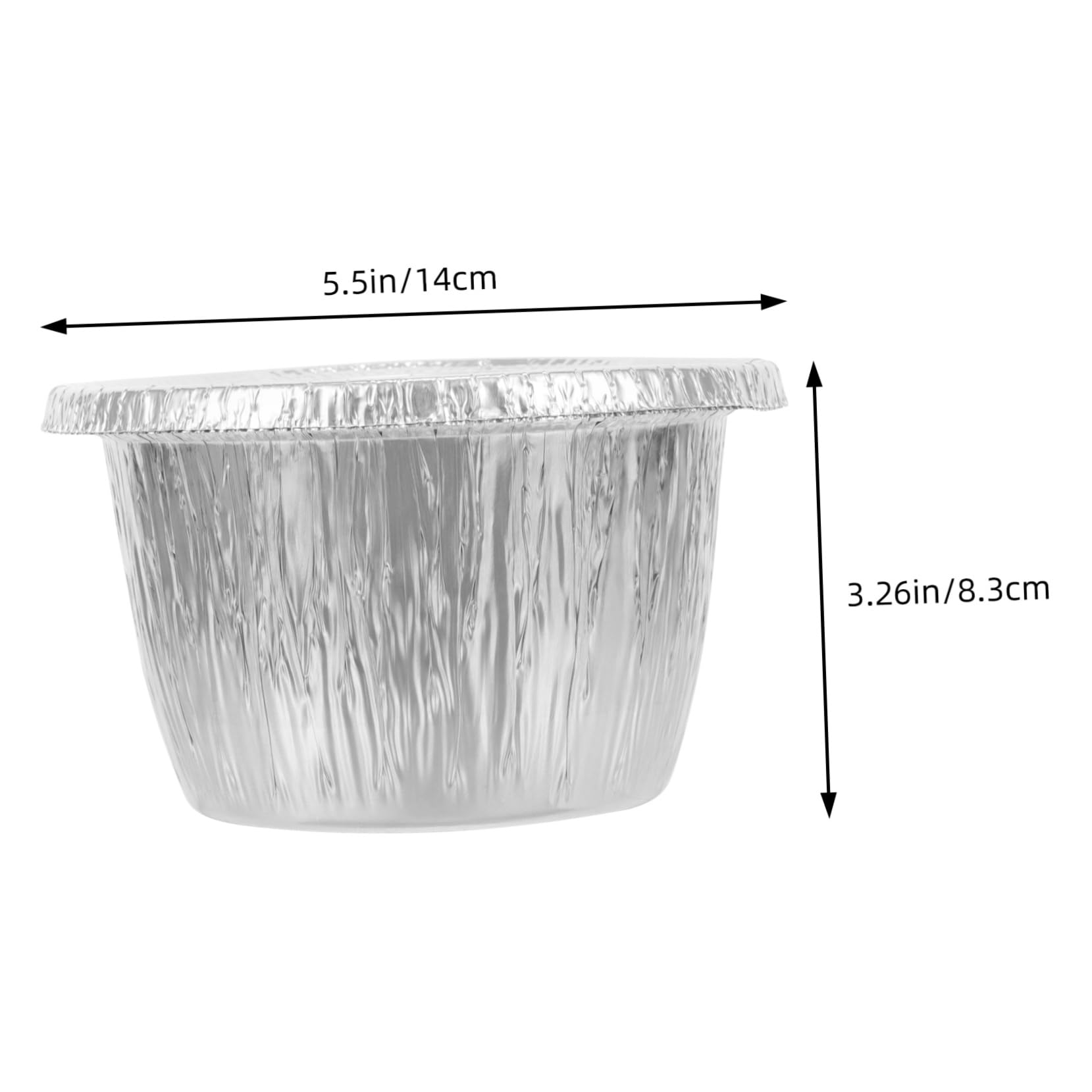 VICASKY 10 Pack Aluminum Foil Pans Camping Grill Pots Portable Bbq Food Containers Multi-function Baking Pots Lid