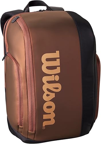 Miniatura 2 de WILSON Pro Staff V14 Super Tour - Mochila de tenis, paquete de 2, color marrón