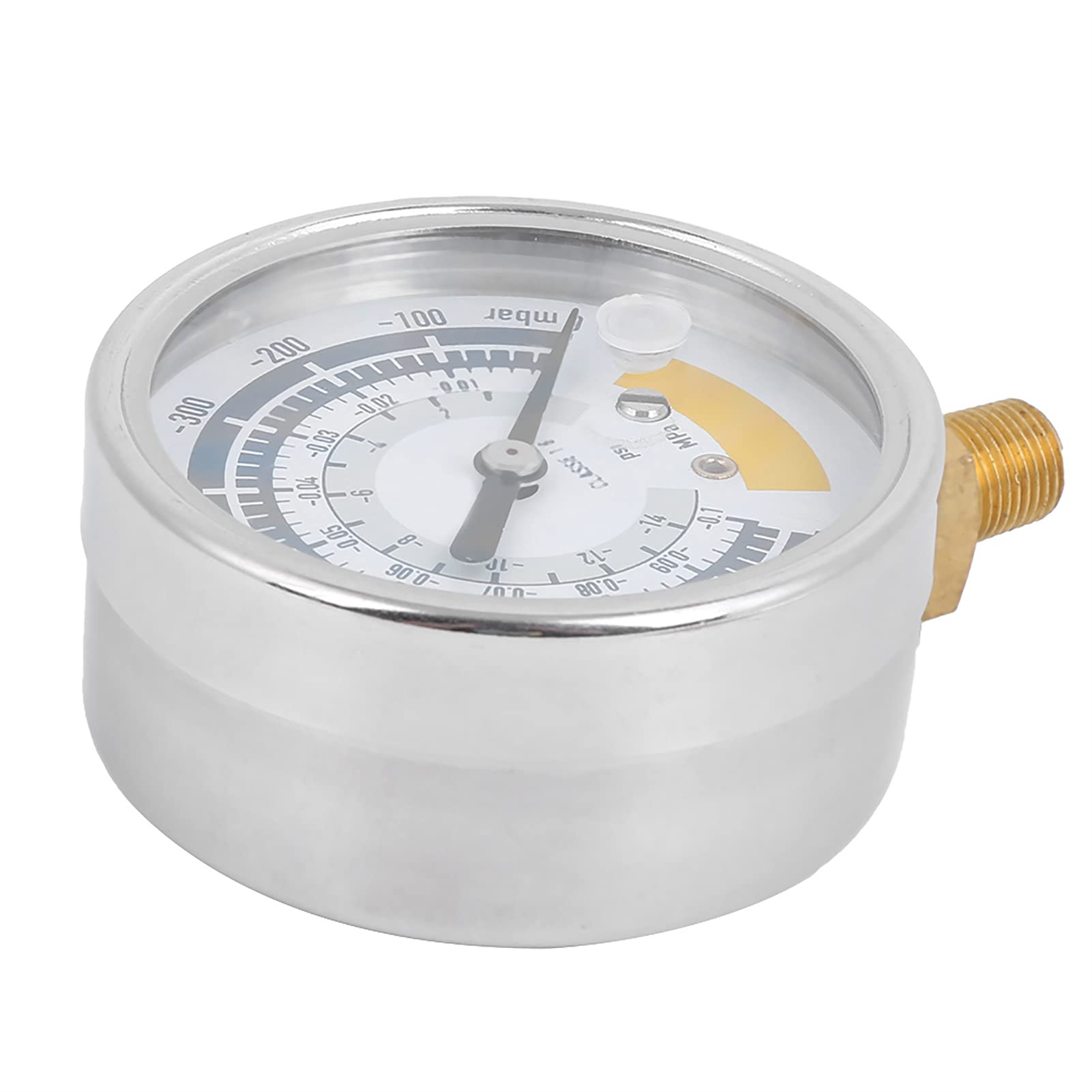 Manomètre précis 0-14 PSI, jauge de pression et jauge à vide pour pompe à vide, connecteur G1/4", outil de mesure industriel pour contrôle d'air