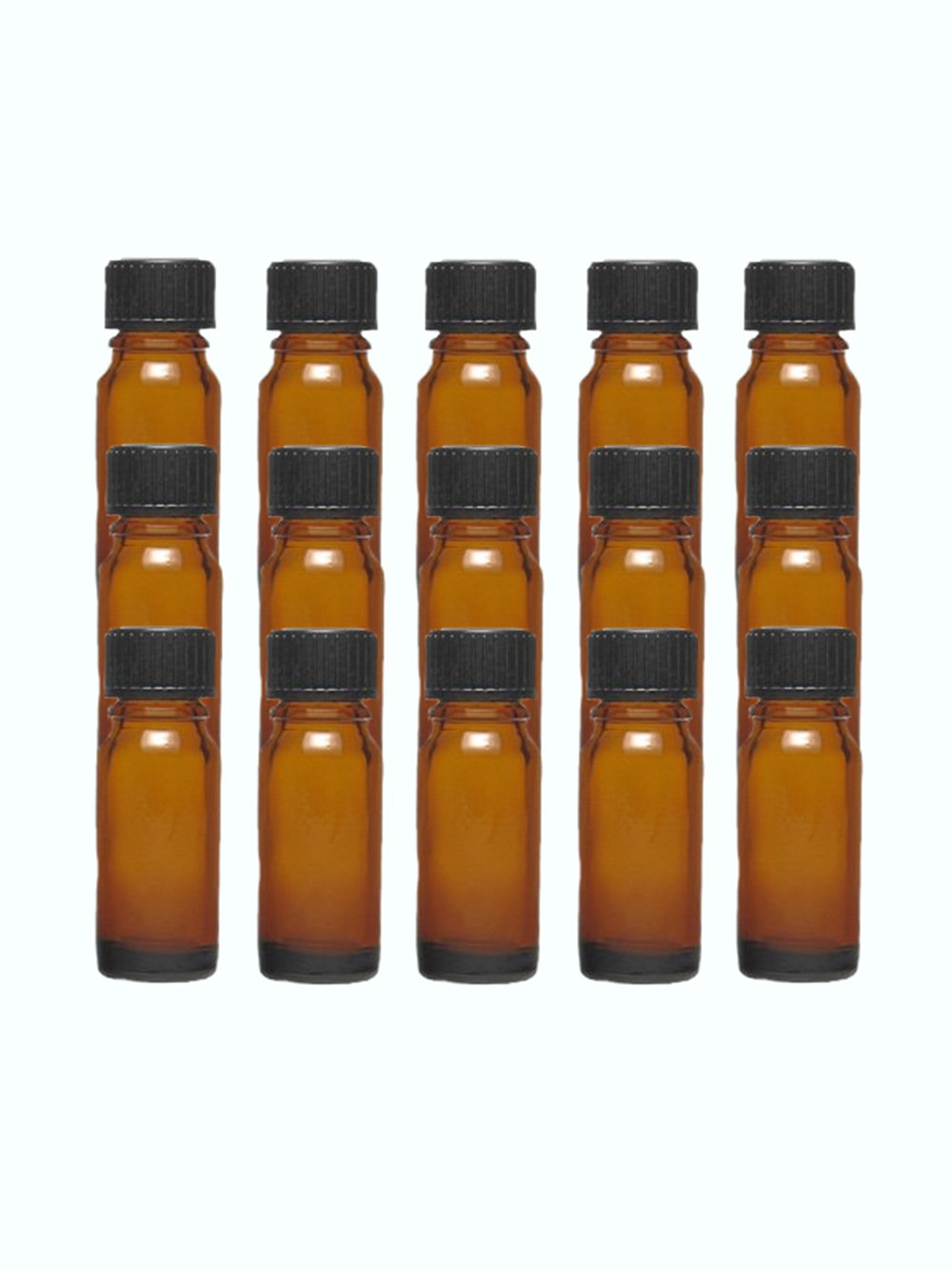 hocz Tropfenflaschen Set 100 teilig Glasflaschen mit Tropfeinsatz aus Braunglas | Füllmenge: 10 ml | Apothekerflasche | Tropfflaschen Dosierung Flüssigkeiten Augentropfen E-Liquids Tropfverschlüssen