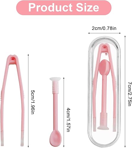 Miniatura 2 de Herramienta para quitar lentes de contacto, 15 piezas, juego de estuche de herramientas de extracción de contacto, pinzas de contacto portátiles con