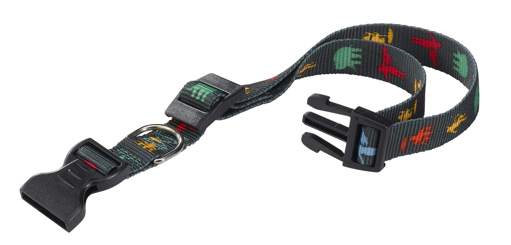 Ferplast Circus Design Club C25/70 Dog Collar Nylon Adjustable from 45 to 70 cm Neck Circumference Width 25 mm