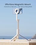 KraftGeek Magnetic Selfie Stick Tripod for iPhone, 64” Phone Tripod for Magsafe, Travel Tripod Stand with Remote for Cell Phone Video Recording