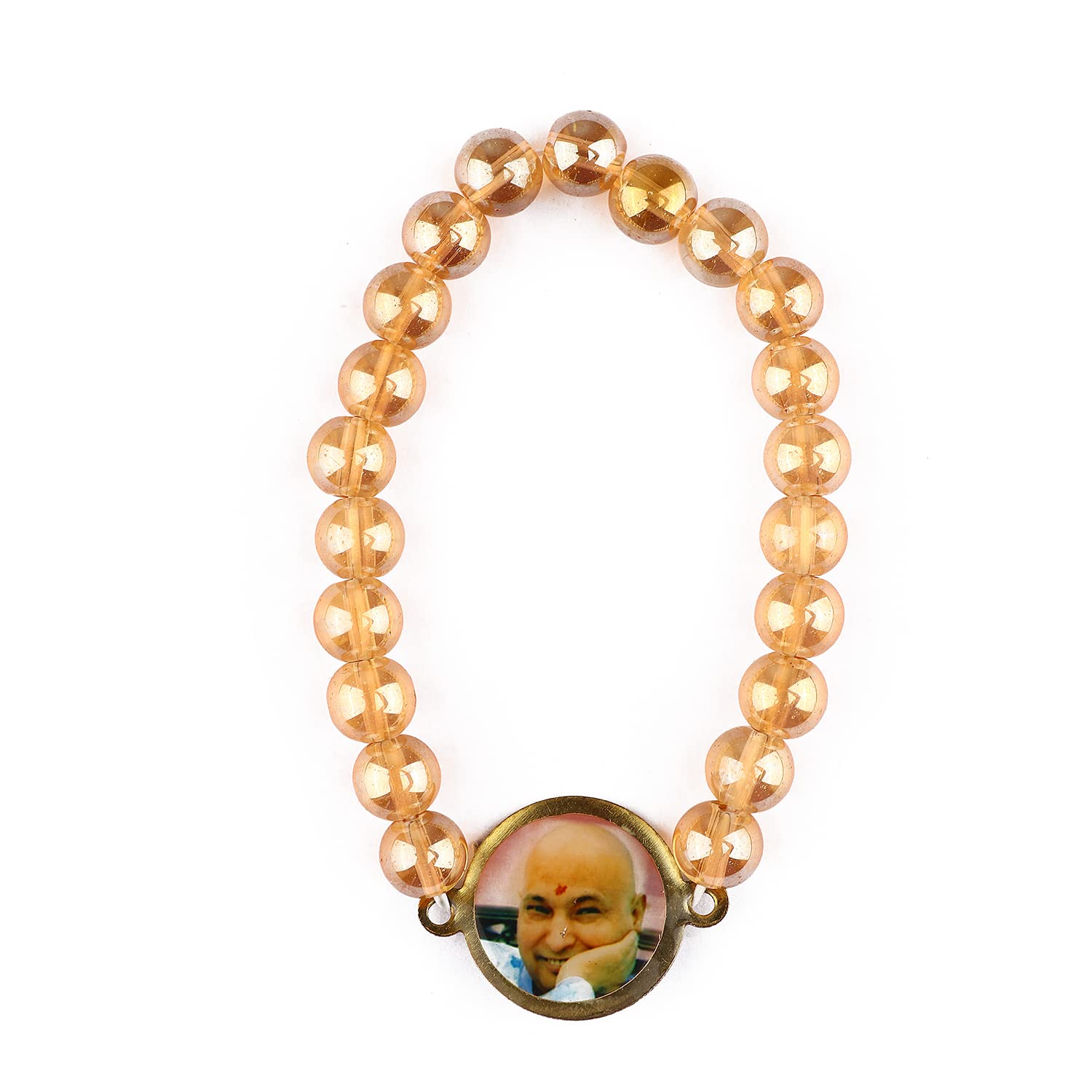 SATVIK 4 Pc Jai Guruji Swaroop Long Beads Pearl Handmade Bracelets Jai Chhatarpur Guruji Blessing Shukrana Satsang Jai Guru Ji Maharaj Positive Vibes Wrist Band Bulk Return Gifts (B0C53QCP72) Amazon Price History, Amazon Price Tracker