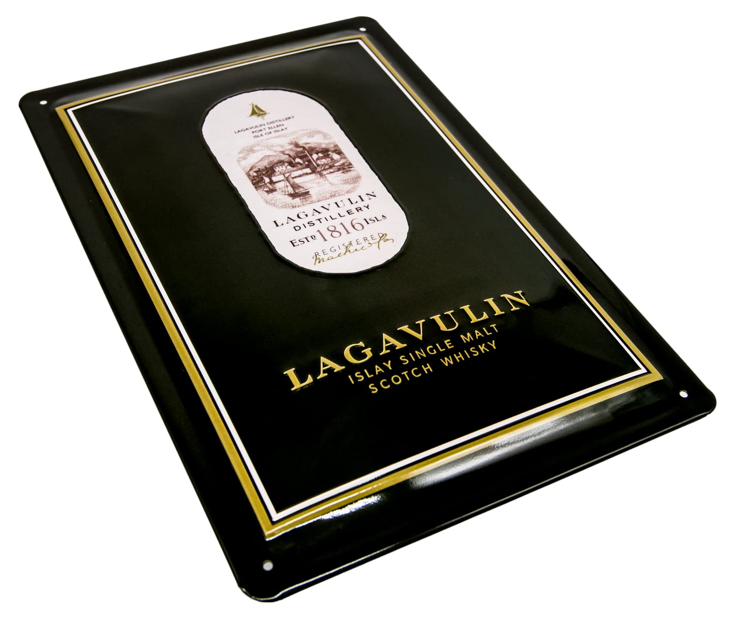 Retro Whisky Tin Sign Suitable for Lagavulin Single Malt Scotch Lovers and Connoisseurs - Image 2