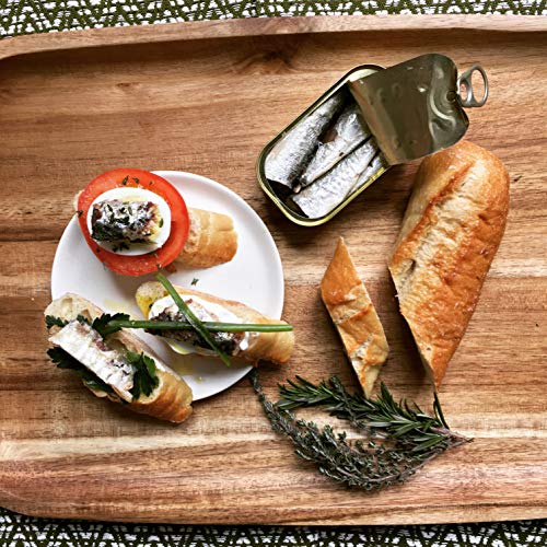Seafood Aficionado Sardines Deluxe Quartet | 8 Pack | NURI Portuguese Sardines and Matiz Spanish Sardines Bundle | 8 Cans, 2 Cans of Each Variety