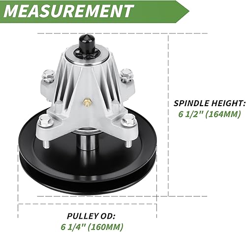 Miniatura 3 de AEagle Polea de husillo para cubierta MTD Cub Cadet 46 pulgadas XT1-LT46 XT2-LX46 KH KW FAB 918-06977A 918-06977 2 unidades