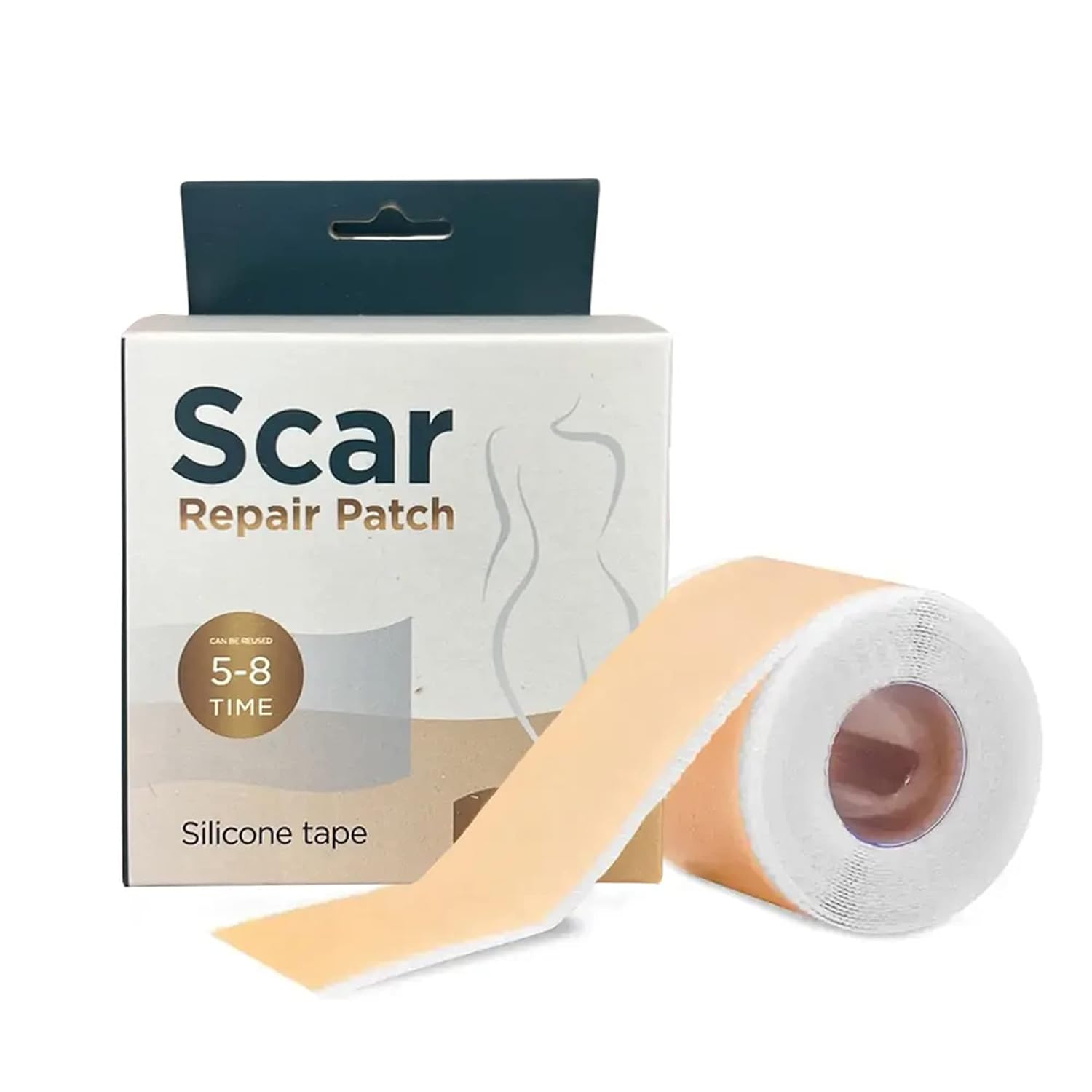 INCOVOX Silicone Scar Away Medical Grade Scar Sheets, (1.6