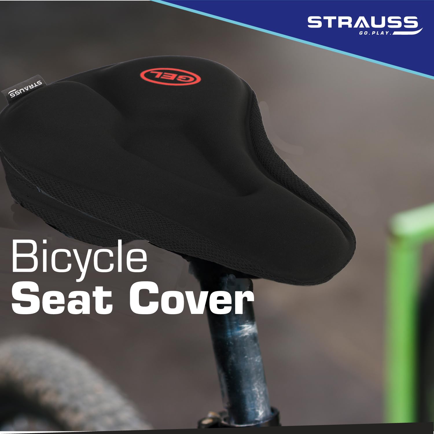 Strauss Silicone Gel Seat Cover With Anti Slip Granules Soft