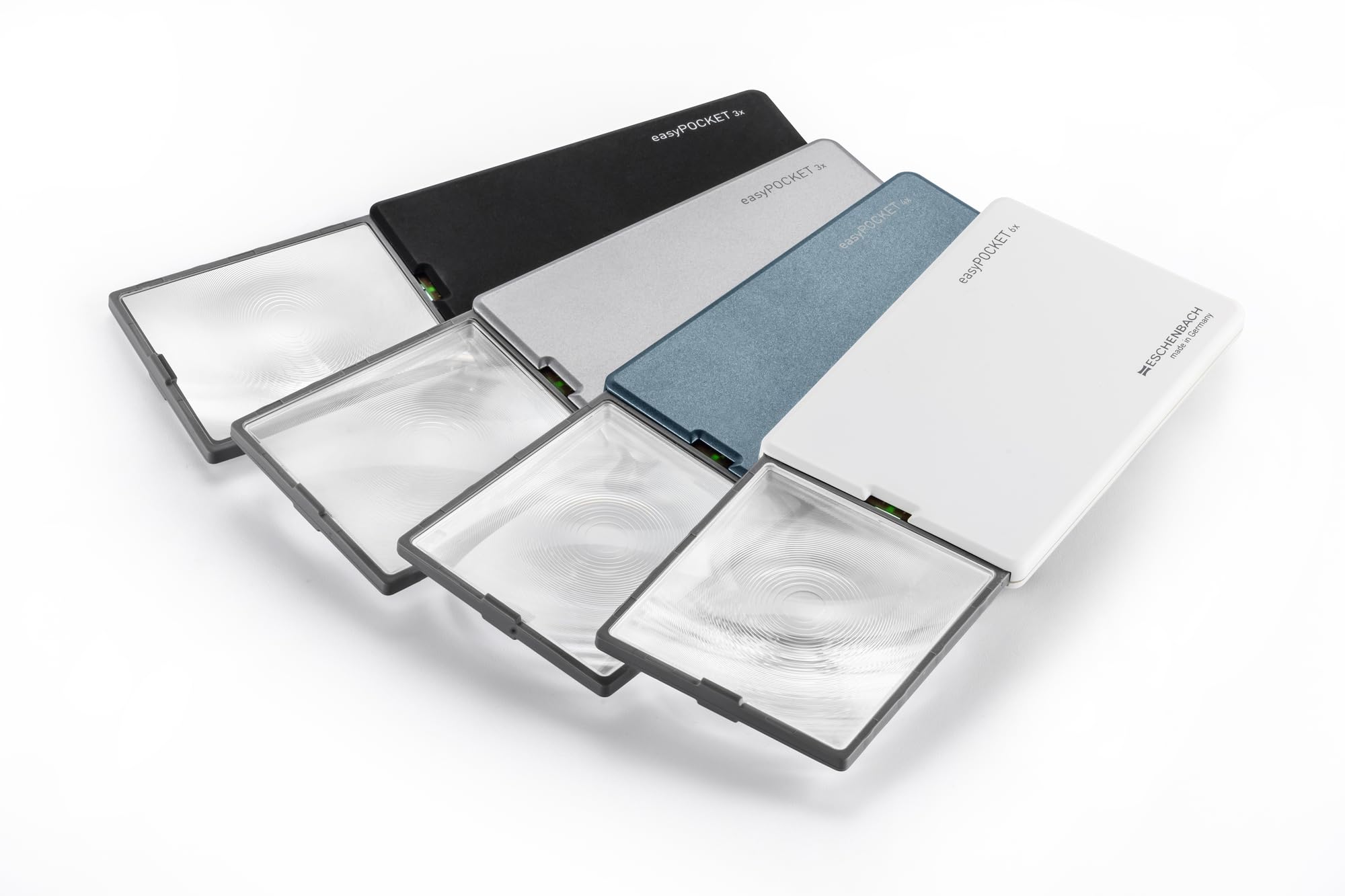Eschenbach Lupa easyPOCKET 16D | Praktyczny format karty kredytowej do wygodnego zabrania ze sobą i szybkiego użycia w podróży