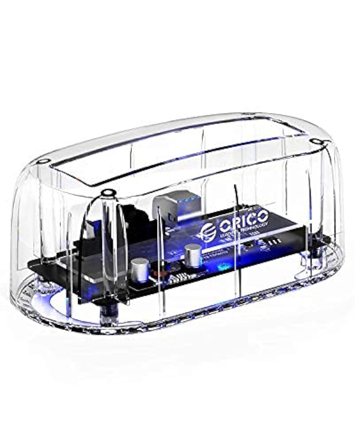 ORICO Hard Drive Docking Station USB 3.1 Gen1 to SATA 6Gbps HDD/SSD Dock Adapter for 2.5/3.5 Inch SATA III SSD HDD, Support UASP and Auto Sleep Mode