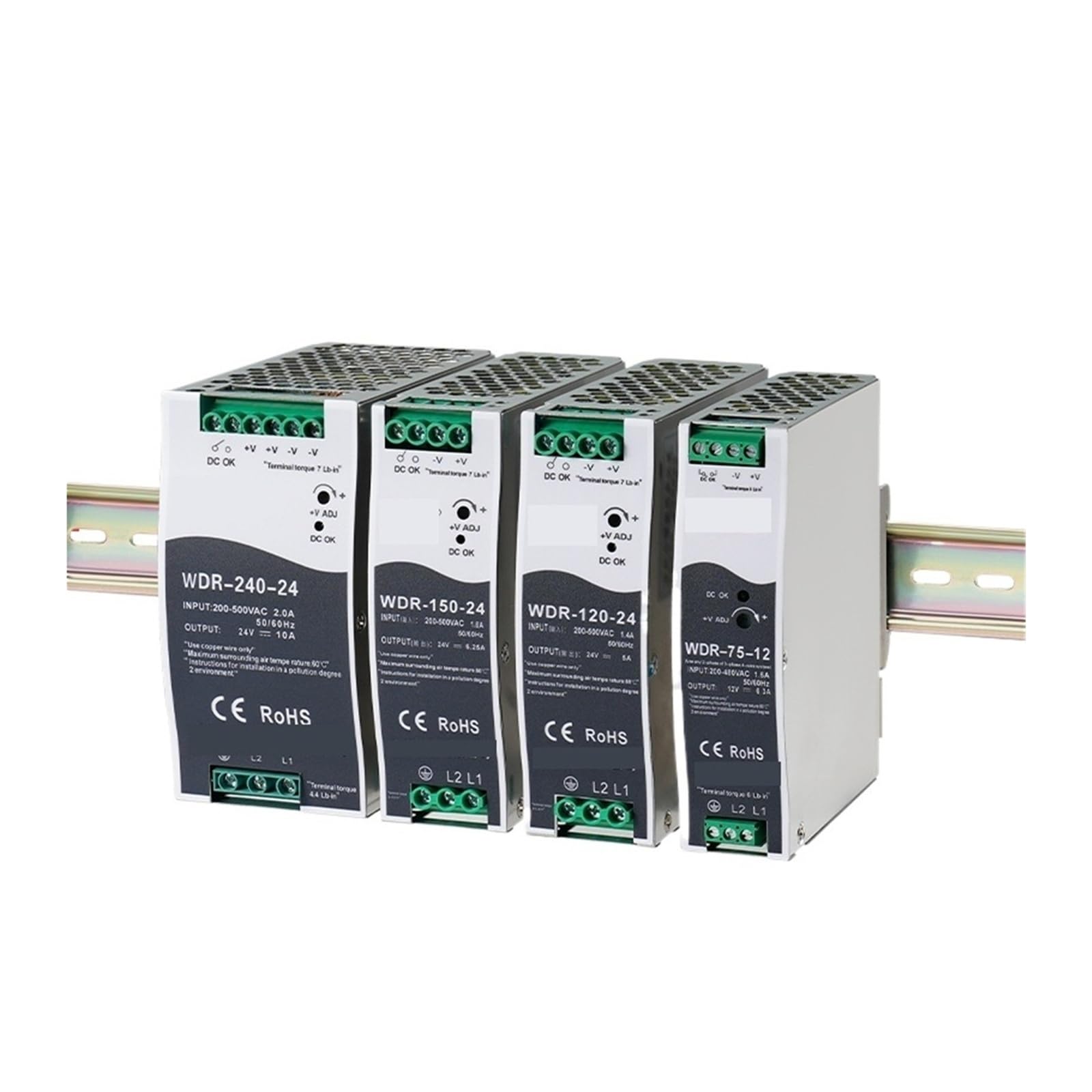 Alimentation 24V 150W rail DIN pour sécuriser votre maison via vidéosurveillance et éclairer vos LED