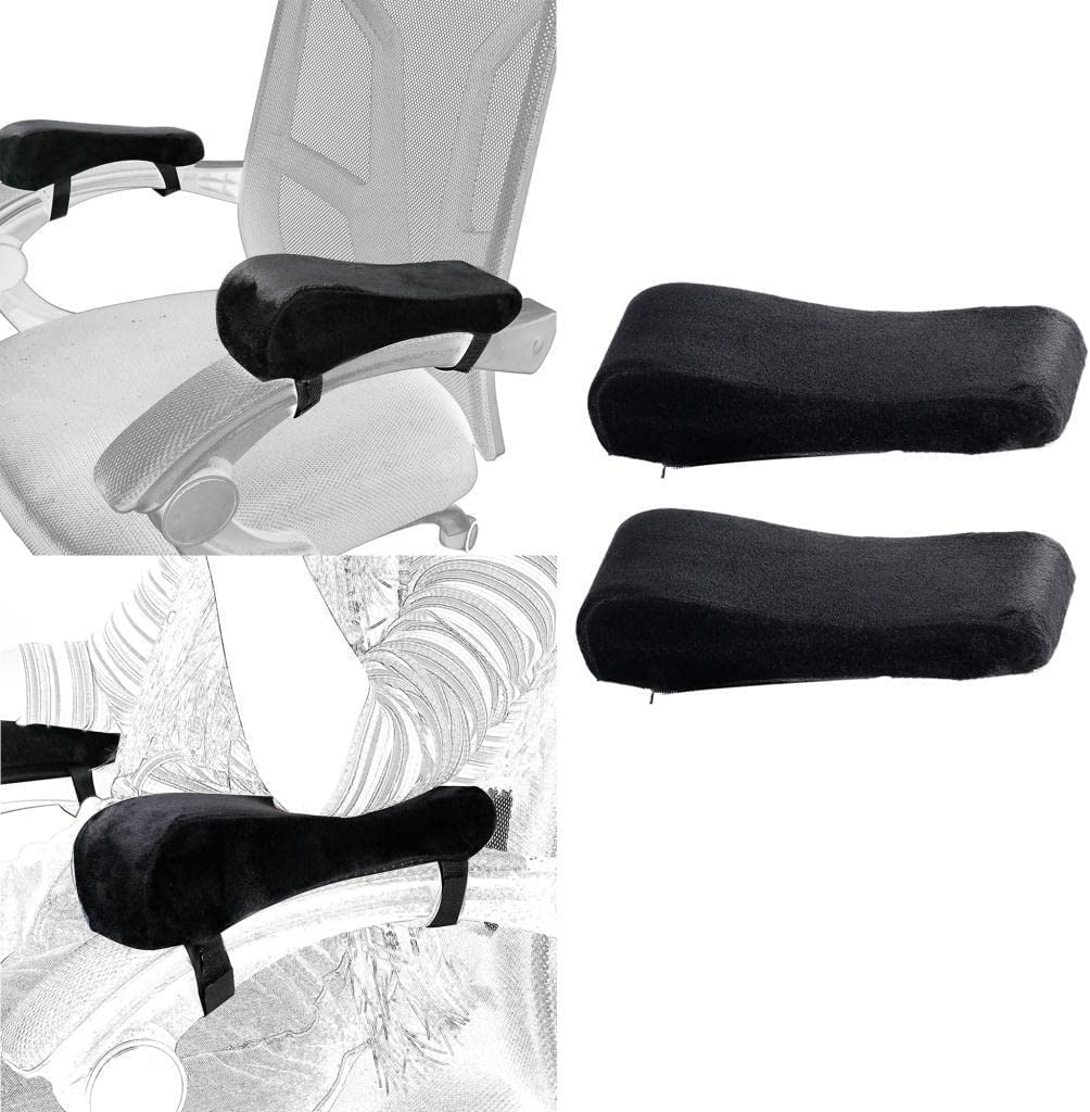 Tatami siège Coussin for Chaise de Plancher Coussin de siège, Coussinets d'accoudoir et Coussins de coude en Mousse à mémoire (Color : Black)