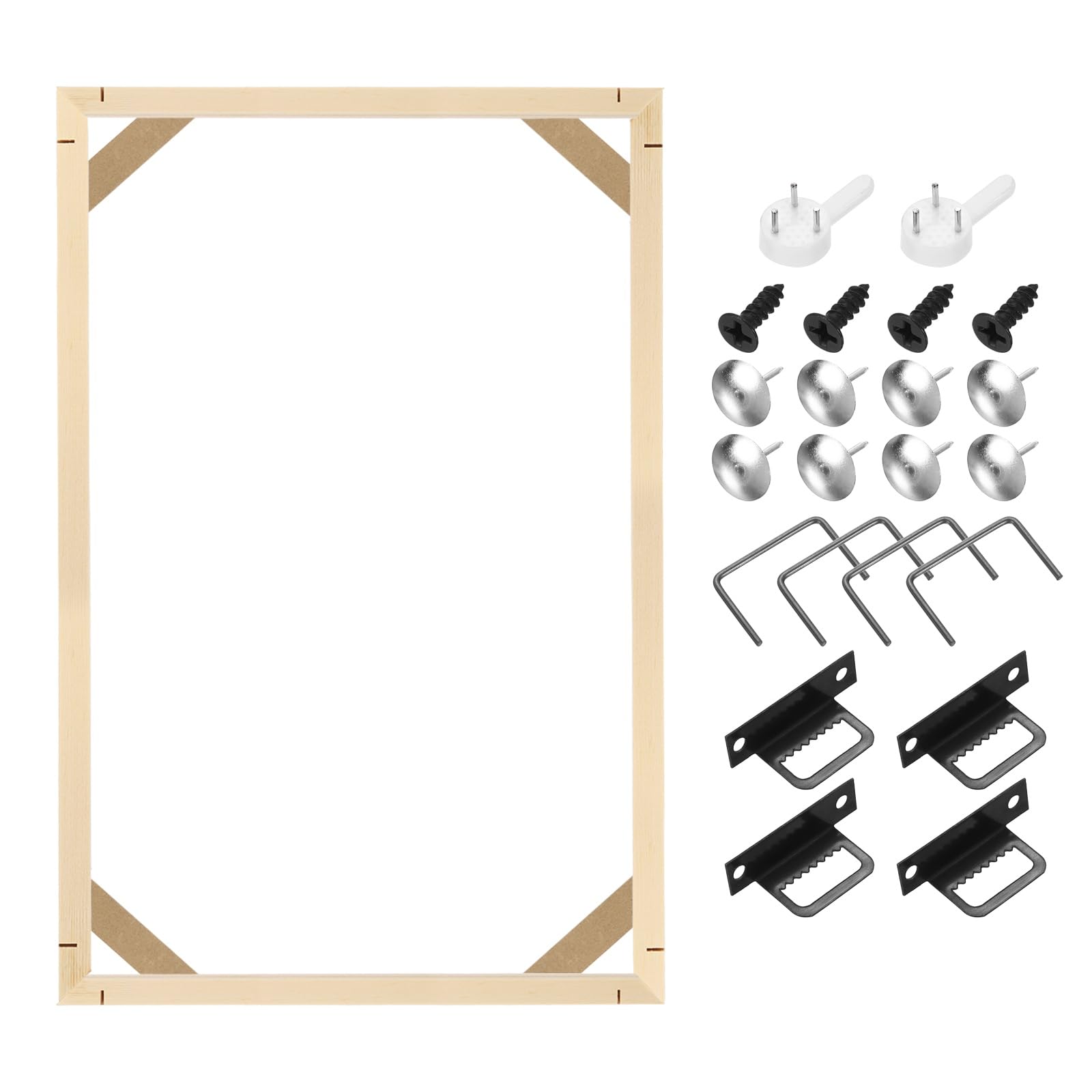 Kit d'assemblage de toile pour supprimer les plis des peintures à l'huile