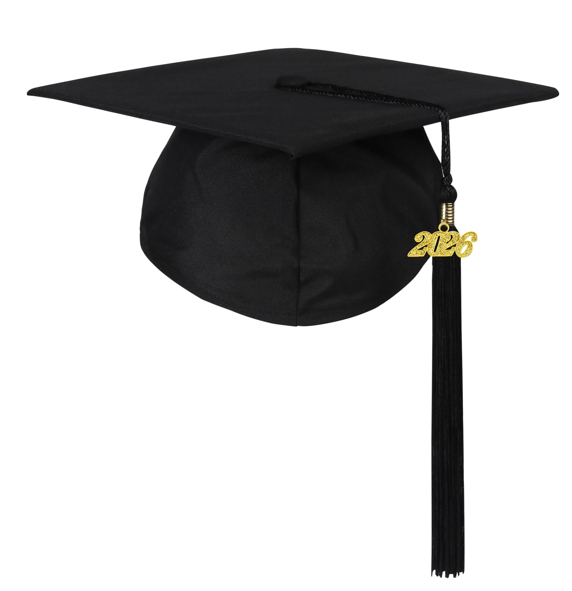 Newrara Graduation Unisex Matte Adult Graduation Cap with Tassel