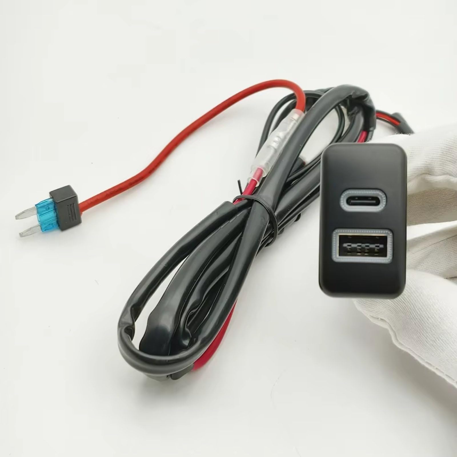 Compatibile Con Toyota Per Prado Per Fj Cruiser Dual Qc3.0 Pd Adattatore Per Presa Di Ricarica Rapida 12V 24V Sostituzione Impermeabile Ad Alta Velocità Porta USB