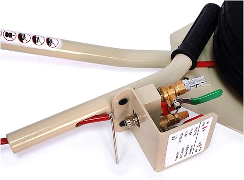 Miniatura 8 de HTTMT - Vehículo portátil de 3 toneladas Elevadores de triple etapa Bolsa Air go Jack alineación del marco de la tienda de camiones de coche