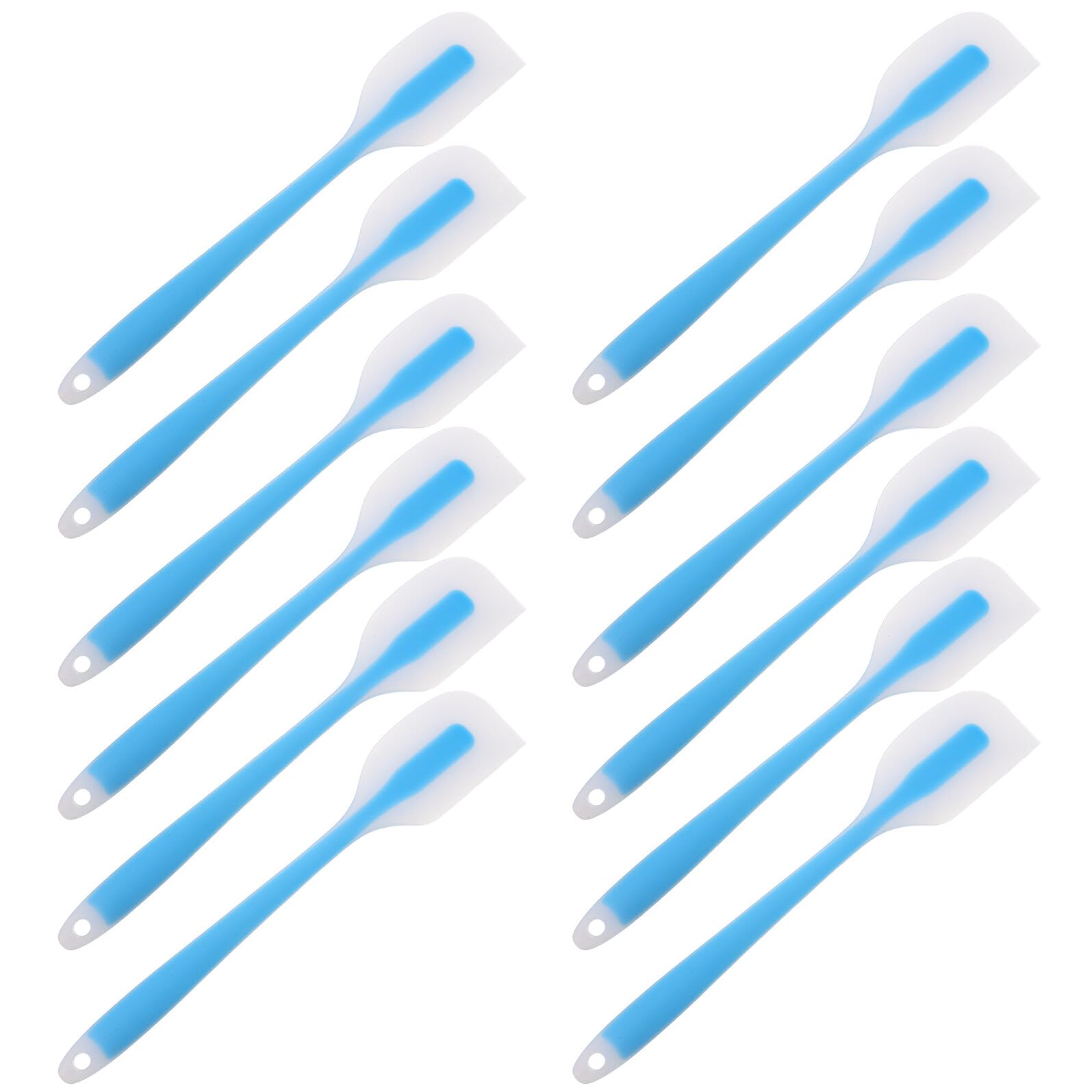 Cabilock 20pezzi Spatola Silicone Senza Cuciture per Cucina Resistente al Calore per Mescolare Spalmare Raschiare su Pentole Antiaderenti Ciotole e Teglie