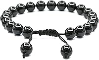 Vista 508 de Amazing Gemstone Crystal Bracelet for Women Men's Gifts - Protection Healing Crystal Bracelet - 8mm Gemstone Beaded Adjustable Bracelet Pulseras