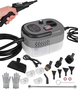 Foandbevi 2500W Handheld Steam Cleaner for Home & Car, Steamer for Cleaning