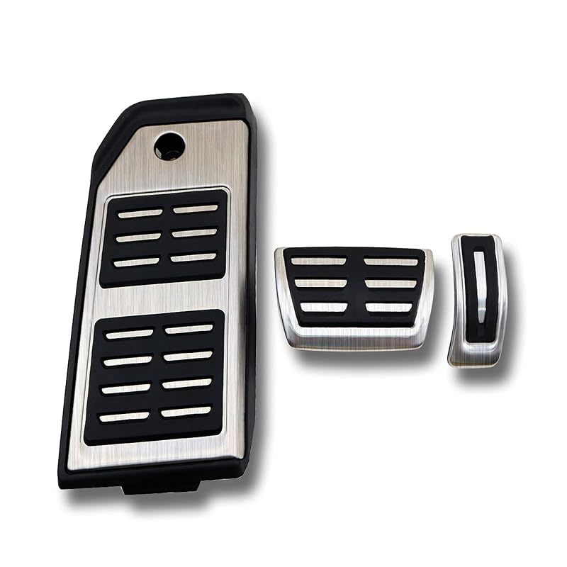 Kit de capas para pedais MYMOCCY compatível com Audi Q7, Q8, SQ7, SQ8, RSQ8, RSQ7, Porsche Cayenne e Volkswagen Touareg, FP-093-AZ, 3 peças
