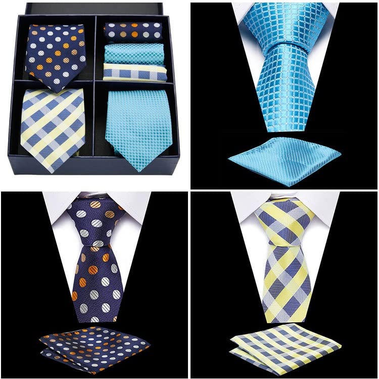 Set corbata y accesorios de seda para boda miniatura 3