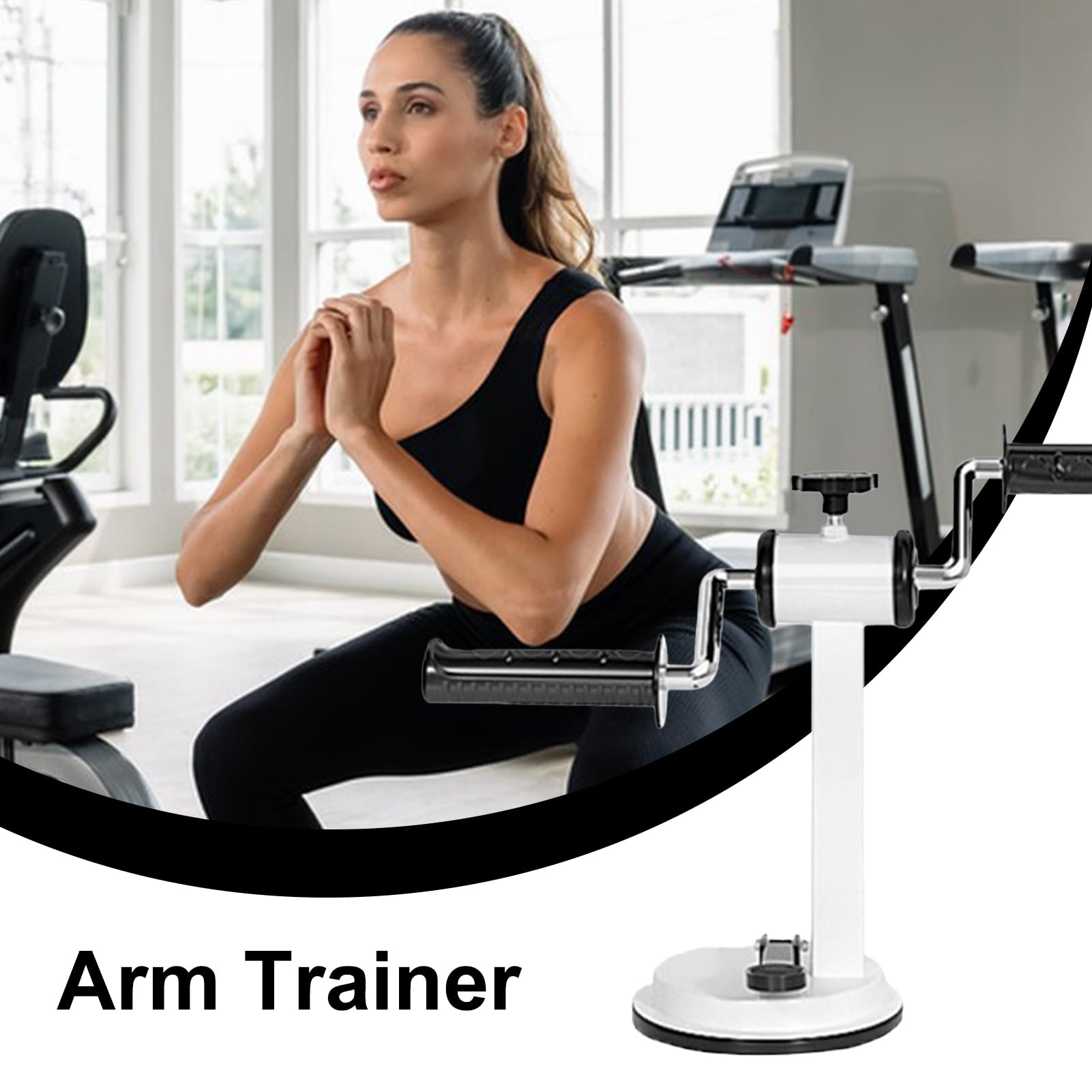 Trenażer Ramion Sprzęt Fitness Z Przyssawką | przyrząd rehabilitacyjno-treningowy ramion Do Regeneracji Po Urazach, Łagodzenia Napięć, Osłabienia, Dla Seniorów,