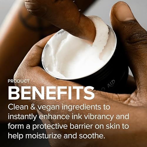 Miniatura 13 de Tattoo Balm & Aftercare Cream- Color Enhancement that Revives Old Tattoos, Hydrates New Tattoos, Made With Clean Ingredients + Petroleum Free, Daily