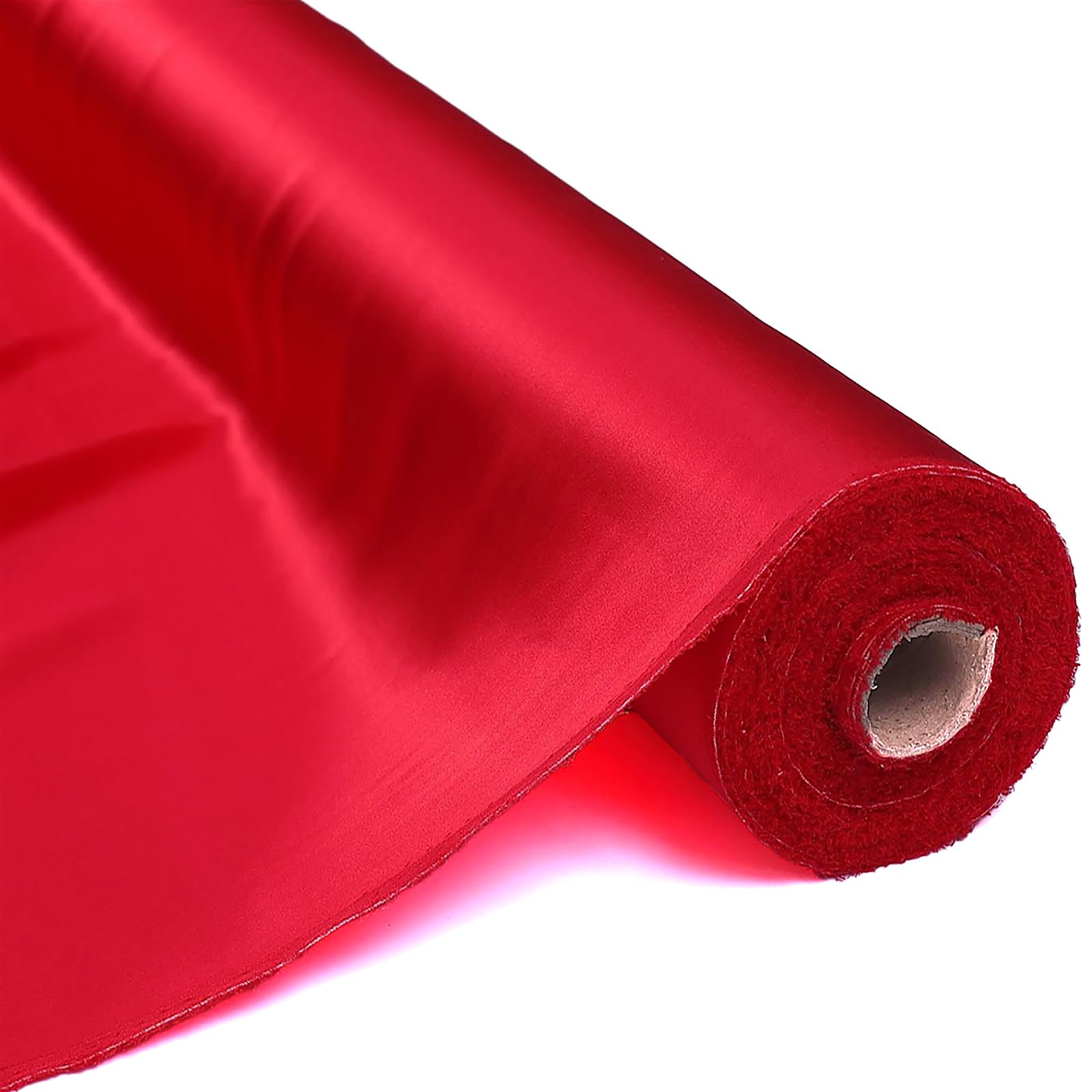 100% Pure Mulberry Silk Fabric 114cm Width 16m/m Charmeuse Stain Silk by 5 metre for Pajamas,Shirt or DIY Crafts(Rose Red)