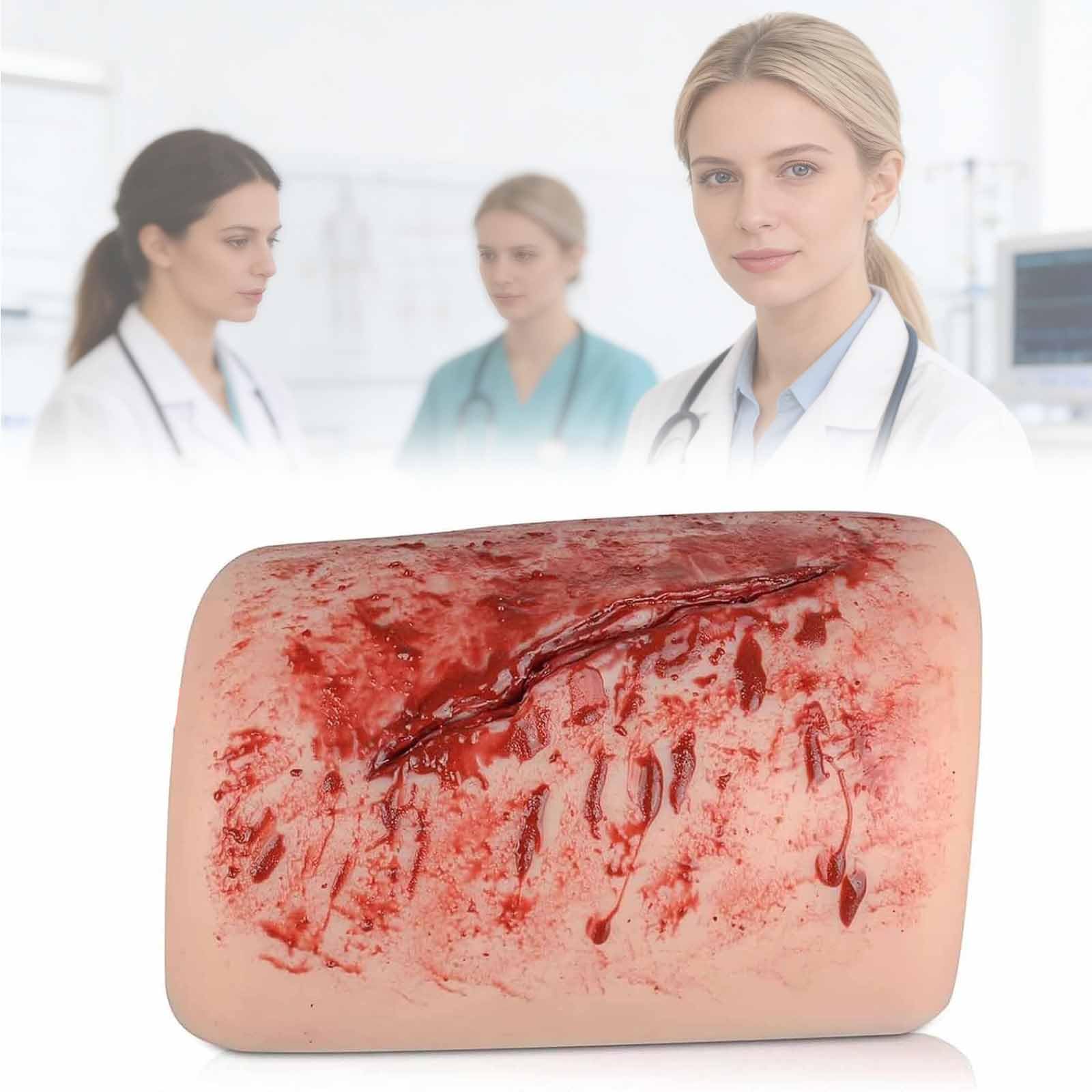 Modelo De Entrenamiento para Detener El Sangrado, Kit De Entrenamiento para Empaquetar Heridas En El Muslo, Modelo De Simulador De Laceración, Practicar Técnicas De Vendaje Hemostático