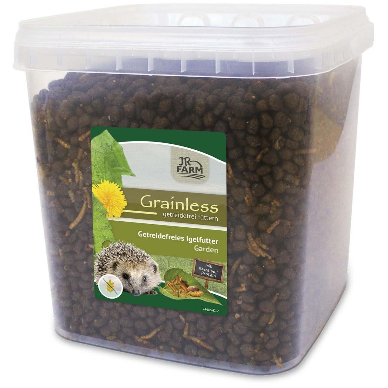 JR Garden Grainless Hérisson 2,5 kg Seau de 5 l