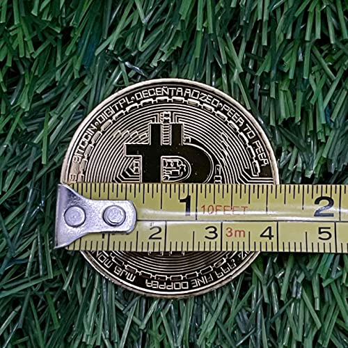 Large Bitcoin Golf Ball Marker Set — 3 Big Coins (Gold, Silver, Copper), Unique Gift for Men & Women, Custom Ball Markers, No Hat Clip Included. - image 3