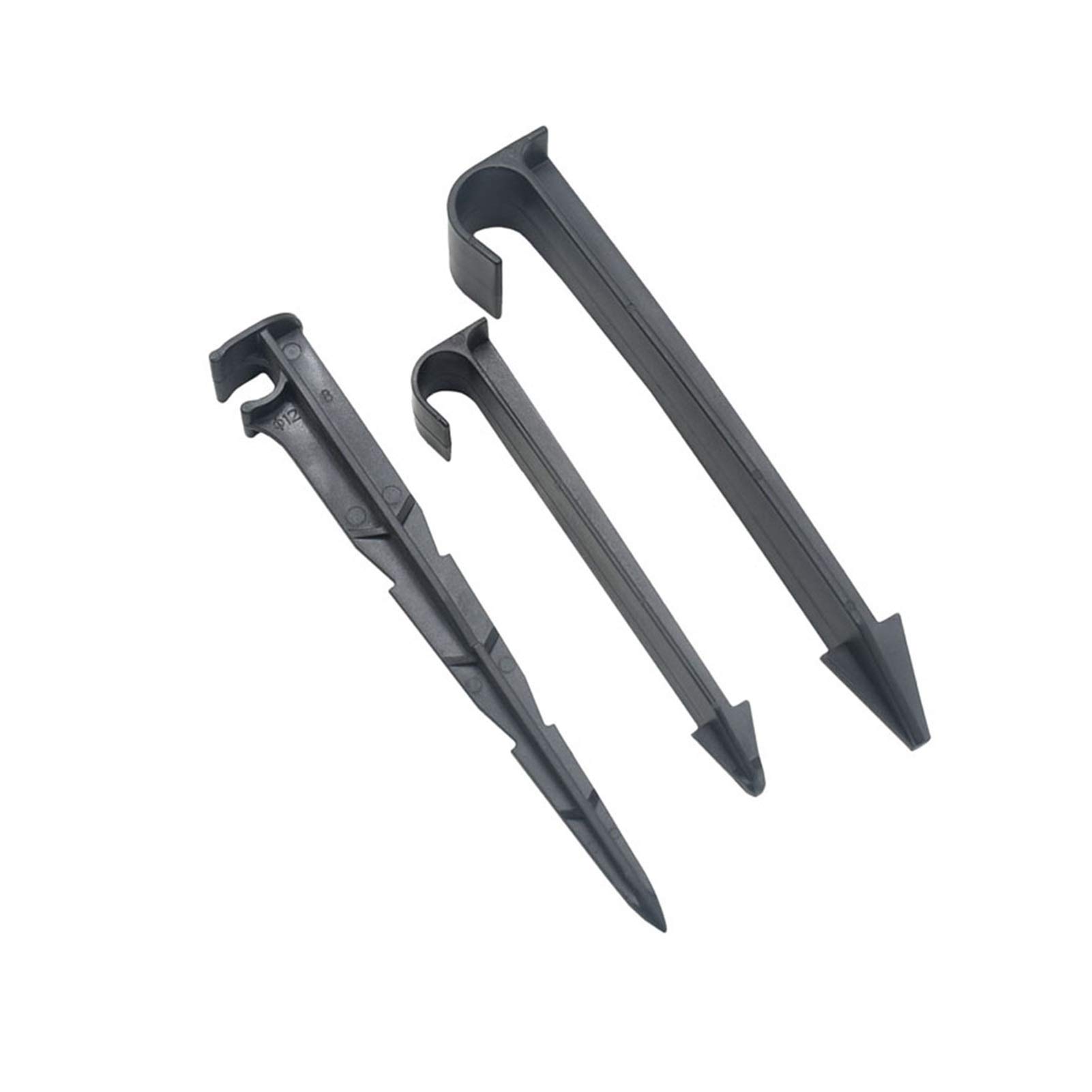 Kit de conectores conjuntos de manguera 50 piezas de 8/11 mm 16 mm 20 mm porta tubería de PE 1/2 "3/4" Manguera de jardín Soporte de fijación de la mano de jardinería accesorios de tubería agrícola