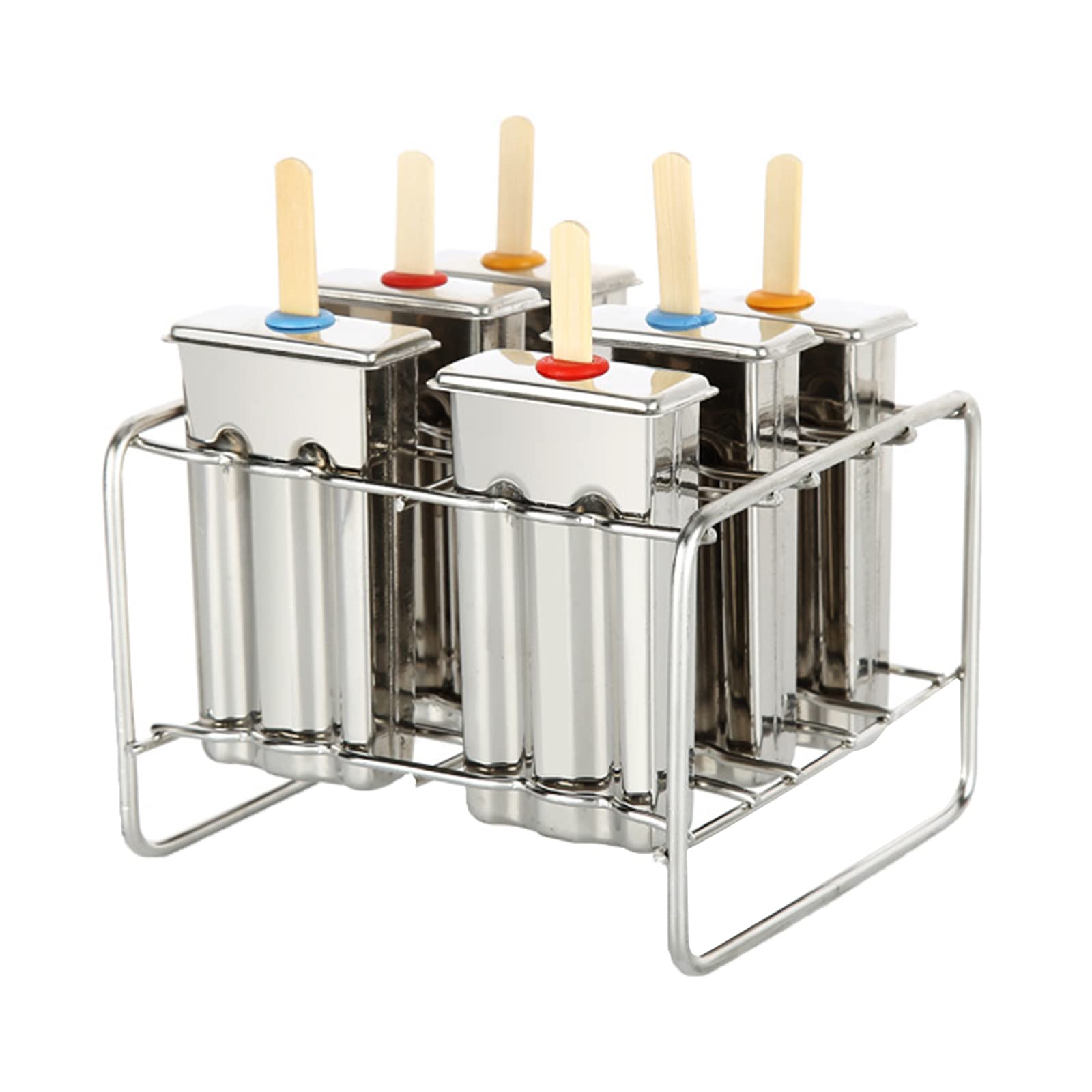 Macchina per Stampi per Ghiaccioli in Acciaio Inossidabile, Produzione Fai- da-te Multiuso Stampo per Gelato in Acciaio Inossidabile Riutilizzabile per la Cucina