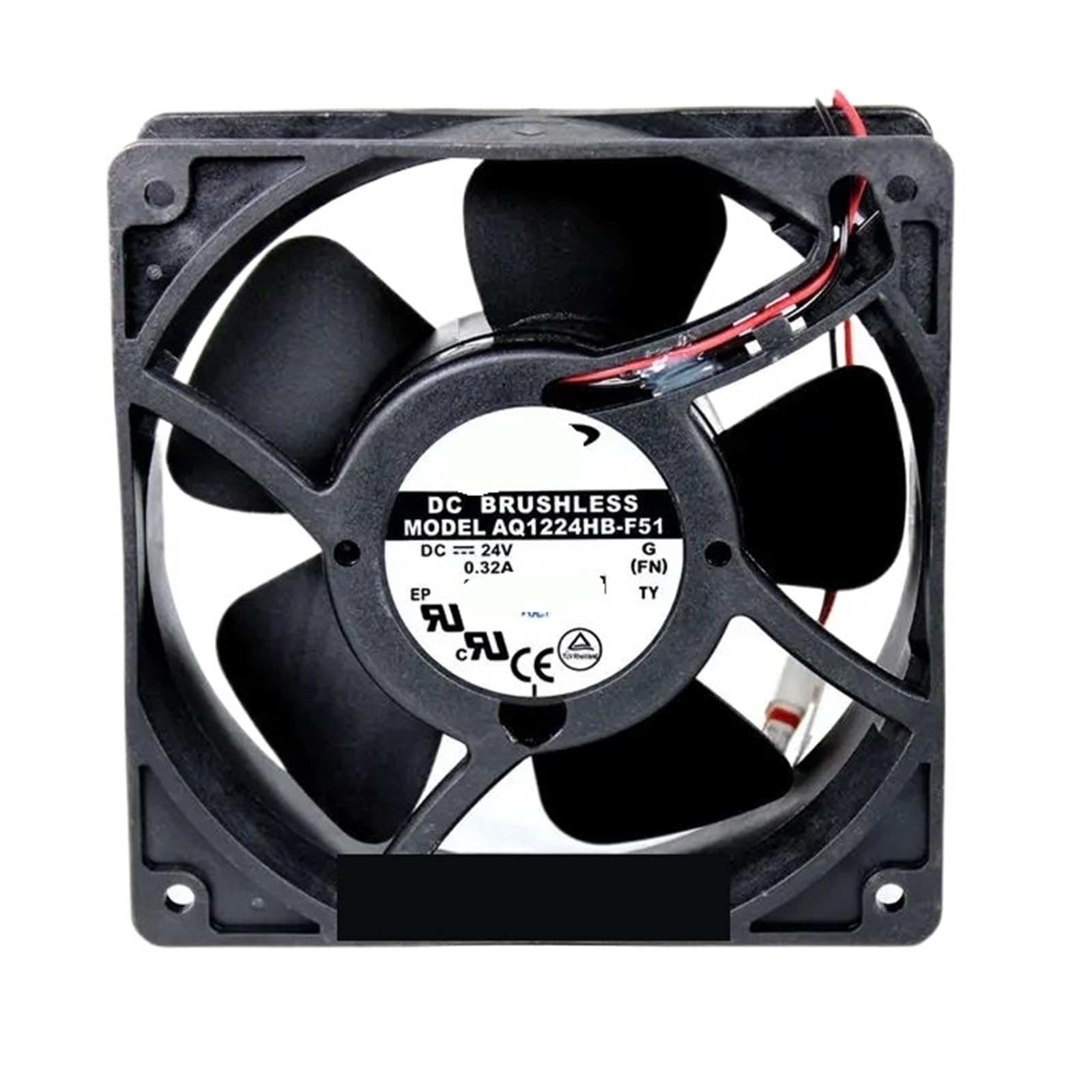 PEQYUACTE AQ1224HB-F51 DC 24V 0.32A 120x120x38mm 2-Wire Cooling Fan