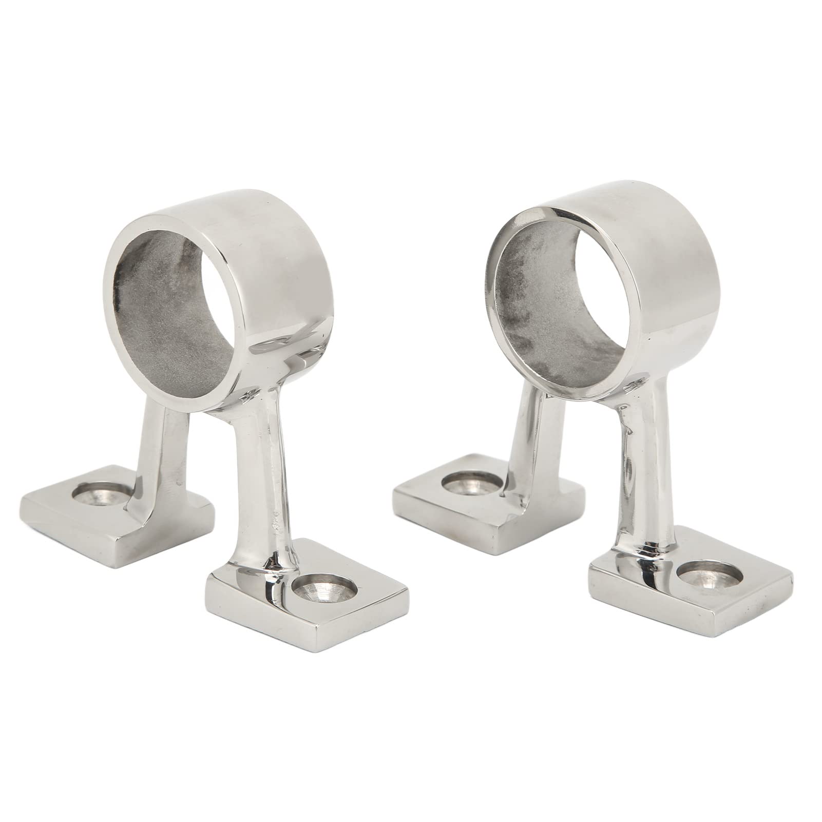 2 Piezas de Accesorios de pasamanos Marinos, Conector de pasamanos de Barco Soporte Central de pasamanos de Acero Inoxidable para tubería de 1 Pulgada