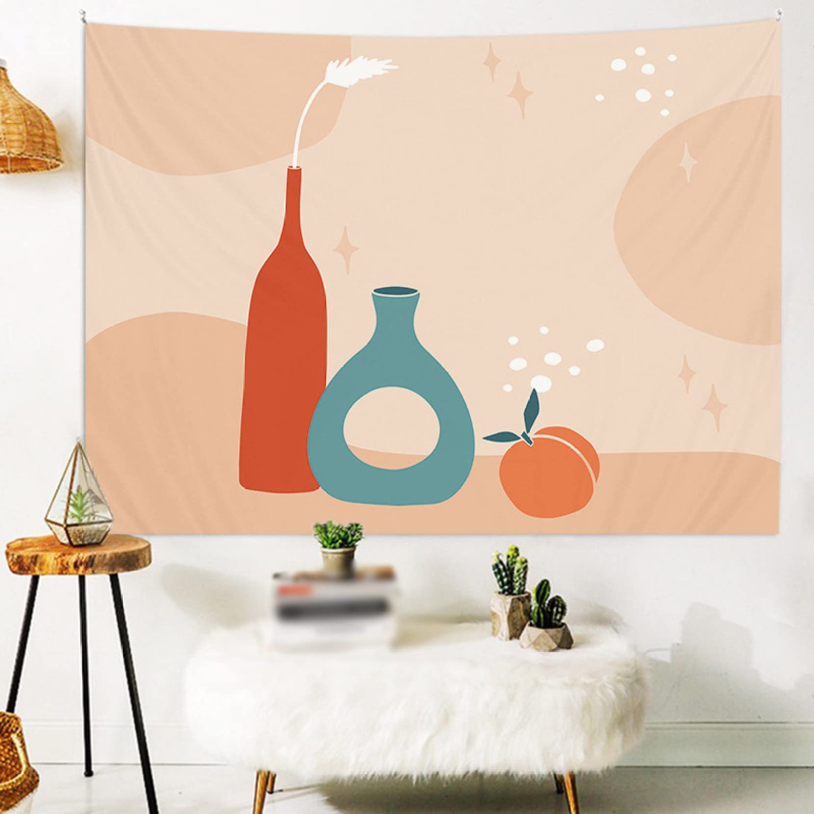 和風 タペストリー 鯉のぼり おしゃれ 壁掛け 男の子の日 大判 家/お店 壁飾り 和風タペストリー カラー 模様替え インテリア 窓飾り 95*73cm 多機能 装飾布 カーテン のれん 雰囲気転換 新居お祝い 個性プレゼント