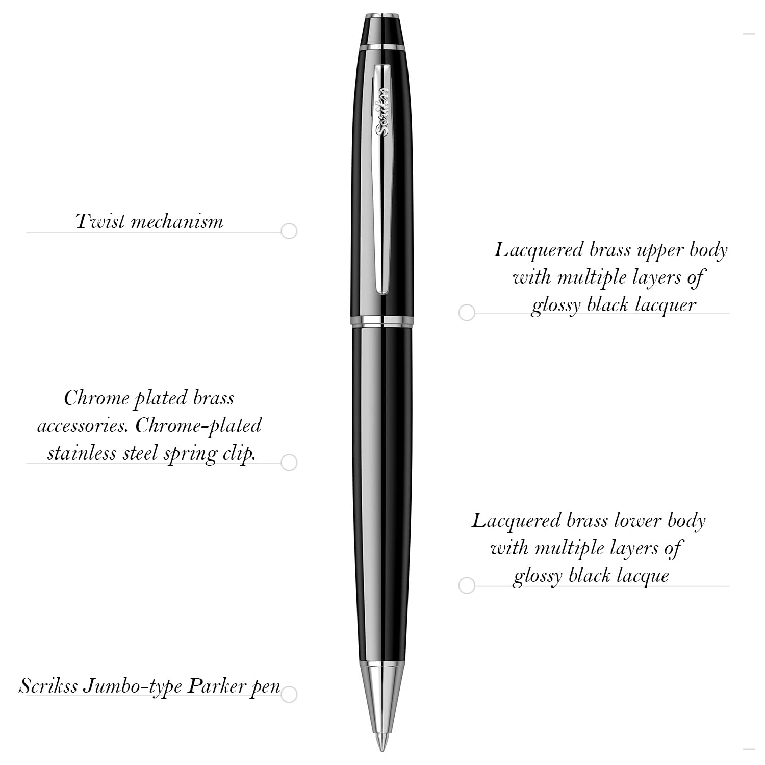 筆記具 S ゼブラ マッキーノック細字 黒 簡易包装1パック（50本入） AS50