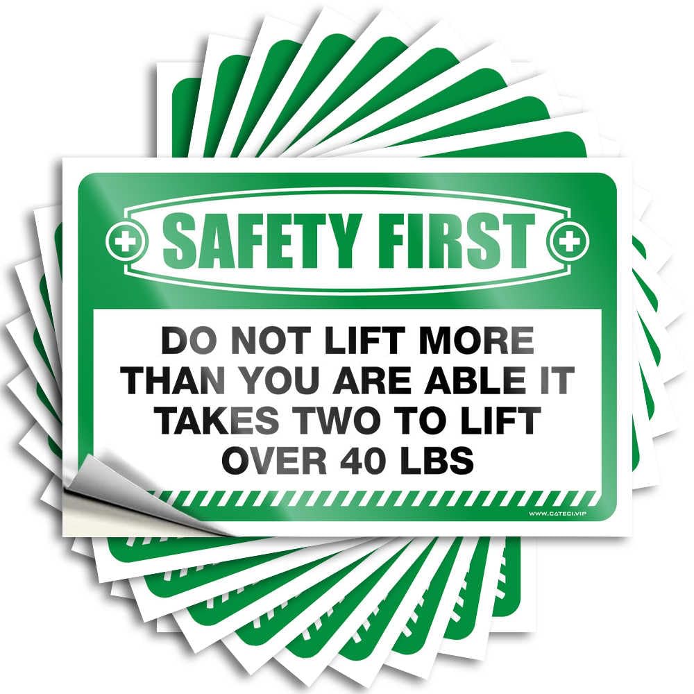 Funny Door Cute Girly Signs Magnetic Wall Weatherproof | Safety First Glasses, Shoes and Hard Hats Required Bar Sign for Outdoor(8X12CM-10Pcs)