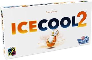 Brain Games ICECOOL 2 - A Fast & Fun Penguin Flicking Board Game, New Layouts & More Players, Age 6 and up, 2-8 Players, 30 Min Play Time, Award Winning Family Game by Brain Games,Multicolor