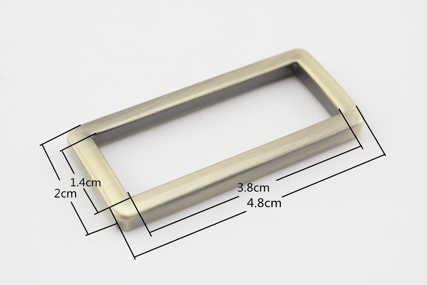Rectangle ring 1 1/2" / 38mm zinc alloying for buckle straps bags belt purse hardware making,bag replacement Anti bronze U34